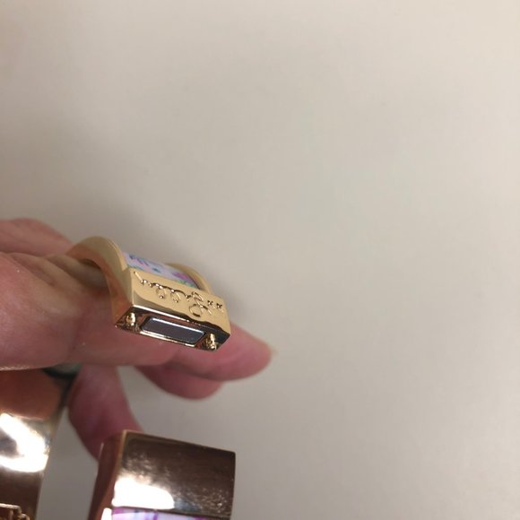 Lilly Pulitizer Bangle Bracelet Photodome Madevilla Baby Magnetic Valentine Gift - Picture 7 of 12